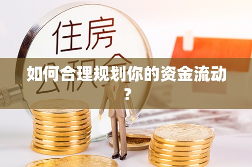 绿园如何合理规划你的资金流动？